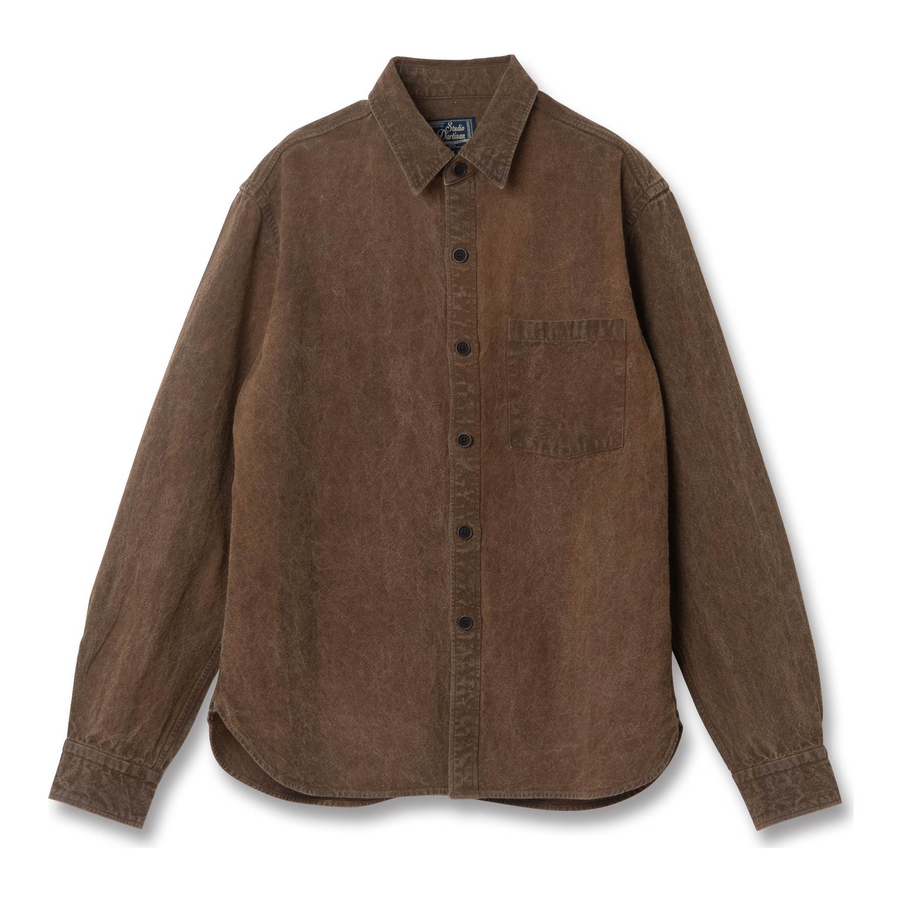 [Pre-Order] Studio D'Artisan Hand-dyed "Kakishibu-zome" Work Shirt