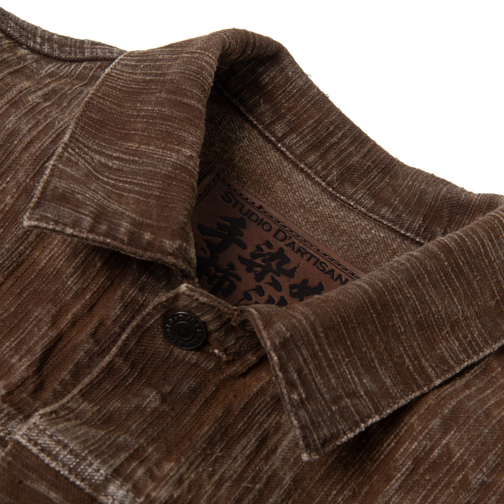 [Pre-Order] Studio D'Artisan Hand-dyed "Kakishibu-zome" Type 1 Selvedge Jacket