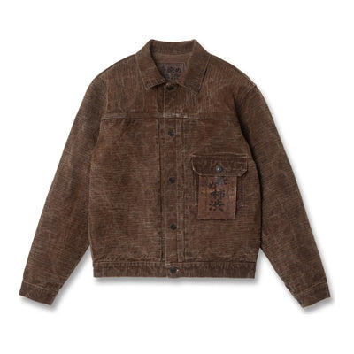 [Pre-Order] Studio D'Artisan Hand-dyed "Kakishibu-zome" Type 1 Selvedge Jacket