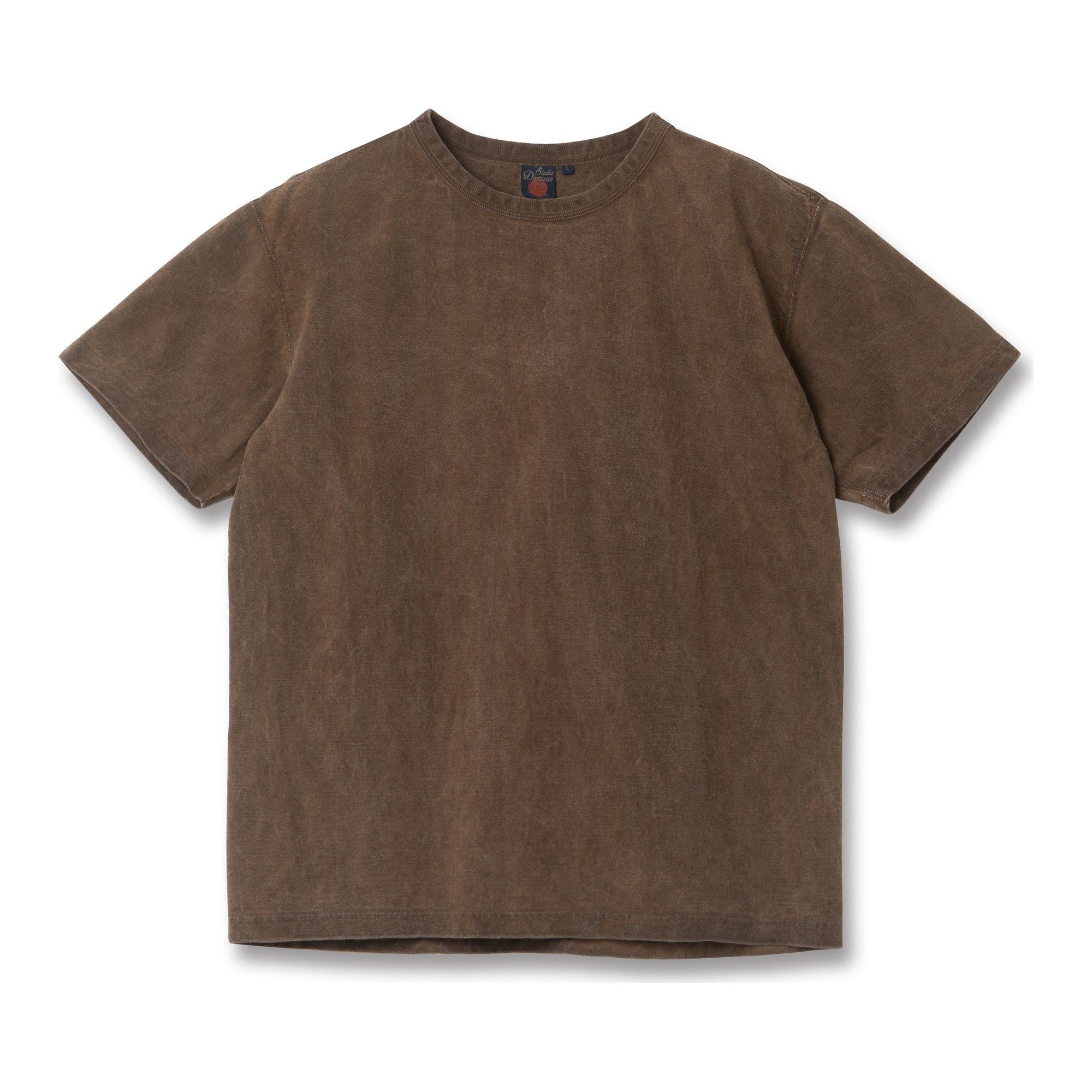 [Pre-Order] Studio D'Artisan Hand-dyed "Kakishibu-zome" Crewneck Tee