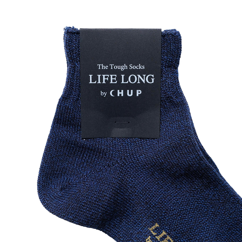 Chup Socks TS-2 "Life Long" (Indigo) - Okayama Denim