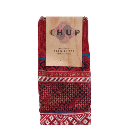 Chup Socks Spring Stippling (Crimson)