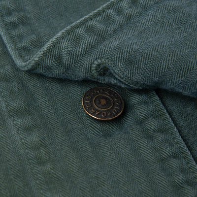 [Pre-Order] Studio D'Artisan "Indigo. Green" Herringbone Military Coverall