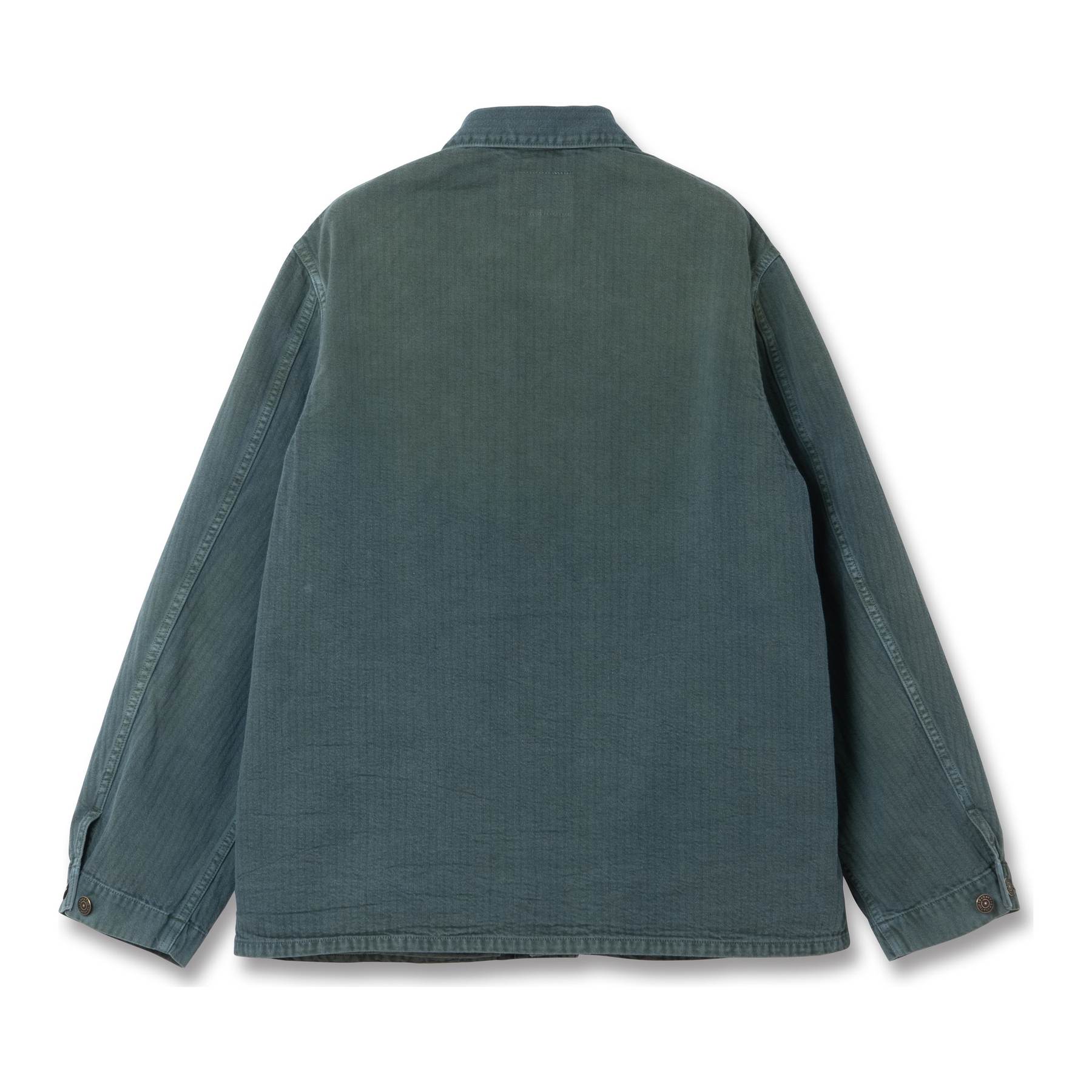 [Pre-Order] Studio D'Artisan "Indigo. Green" Herringbone Military Coverall
