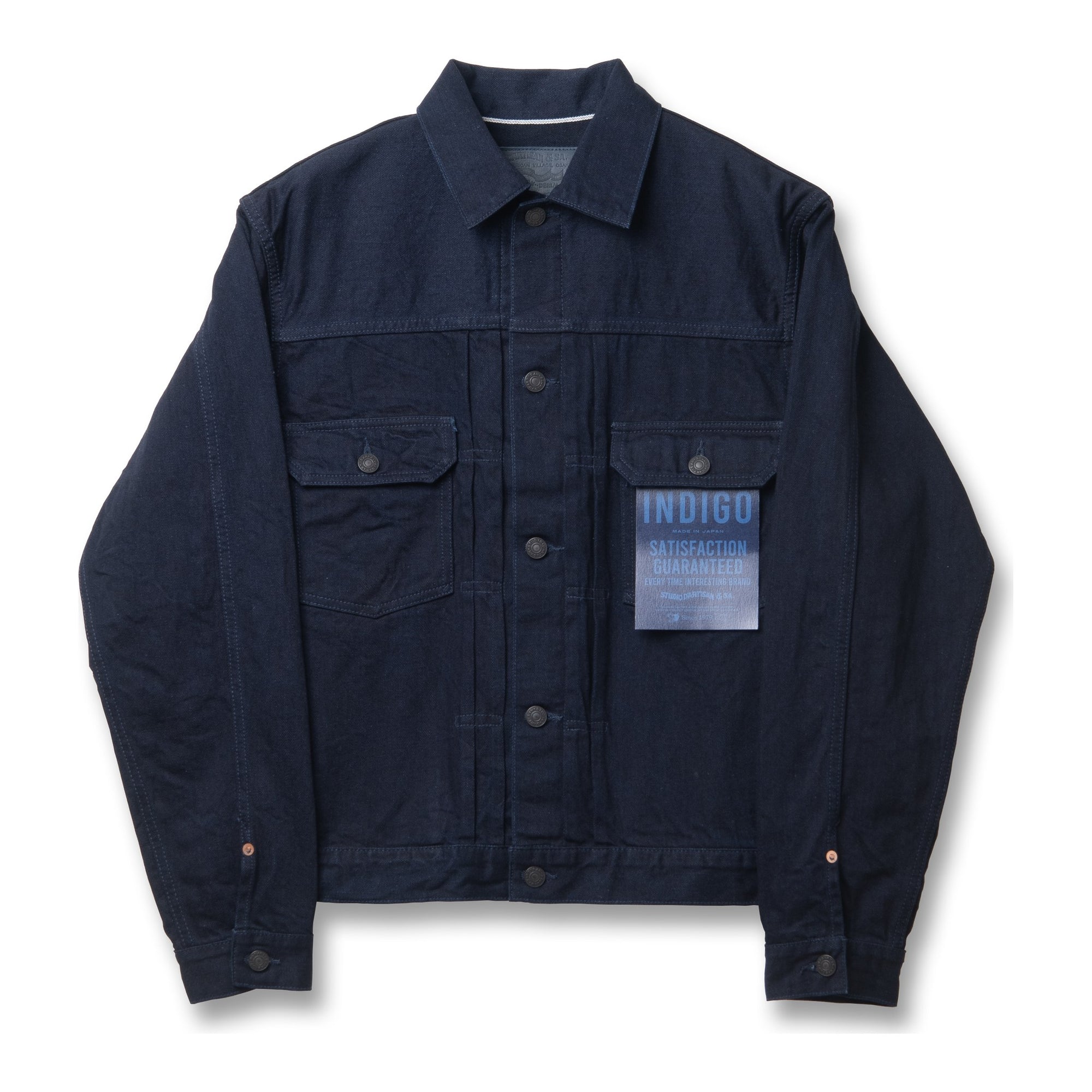 [Pre-Order] Studio D'Artisan Double Indigo Type 2 Selvedge Jacket
