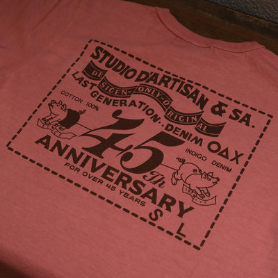 Studio D'Artisan 45th Anniversary "Hinode" Logo Print Tee