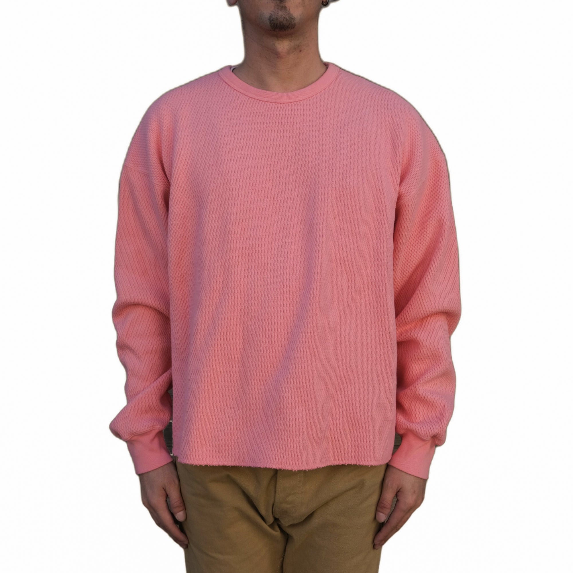Big John Heavyweight Honeycomb Thermal Tee (Pink)