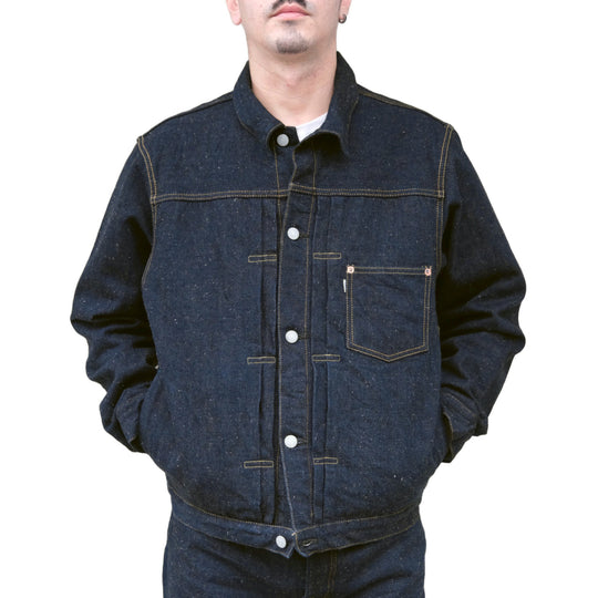 OD+OM 14.5oz. "Kumori” Overcast Nep Type 1 Selvedge Jacket