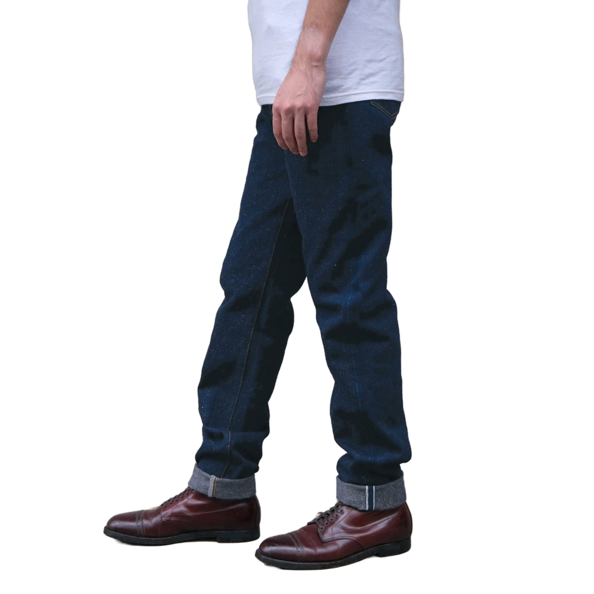 OD+OM 14.5oz. "Kumori" Overcast Nep Selvedge Jeans (Slim Straight)