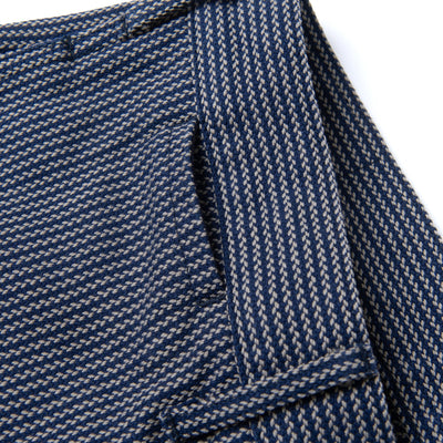 [Pre-Order] Studio D'Artisan "Noragi" Indigo Stripe Work Trousers