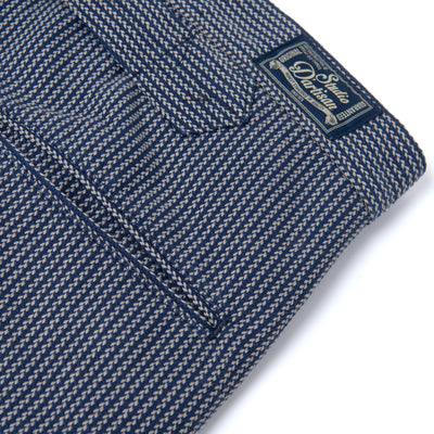 [Pre-Order] Studio D'Artisan "Noragi" Indigo Stripe Work Trousers