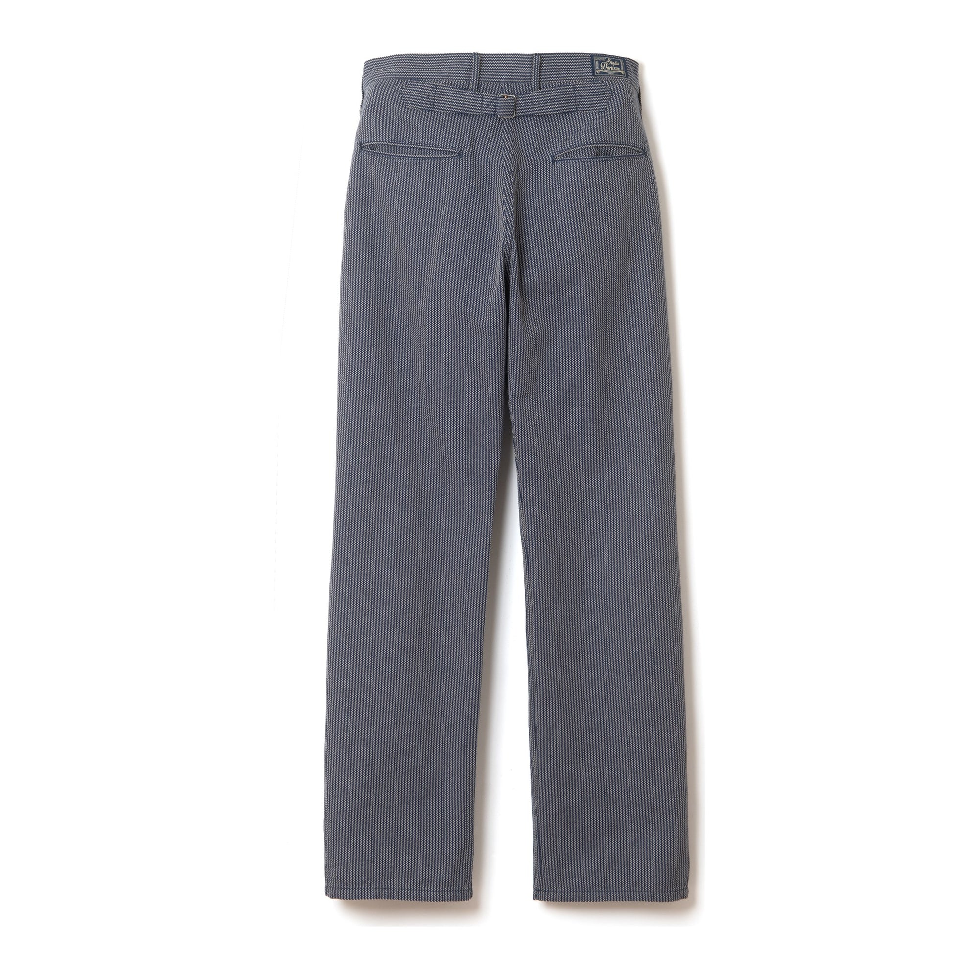 [Pre-Order] Studio D'Artisan "Noragi" Indigo Stripe Work Trousers