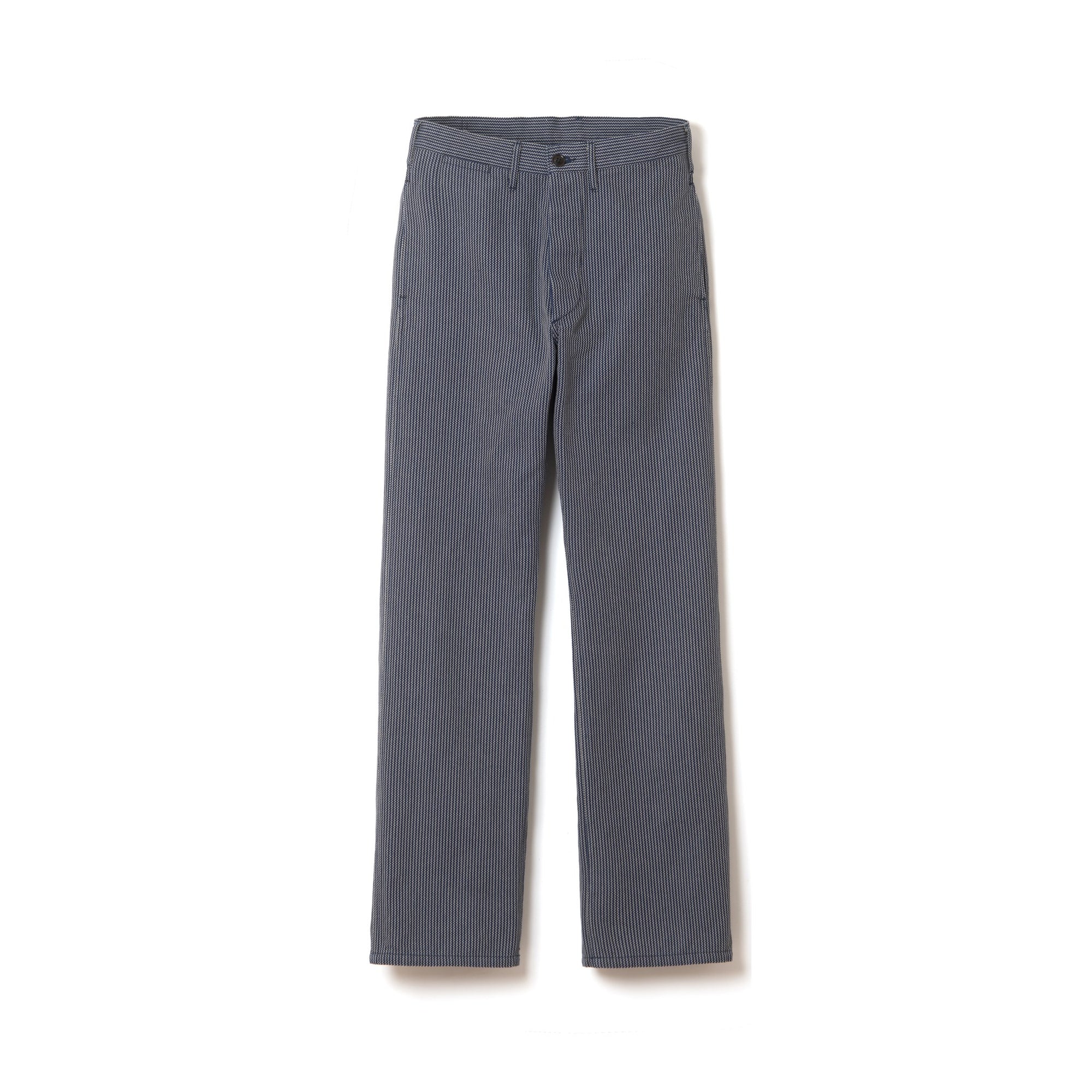 [Pre-Order] Studio D'Artisan "Noragi" Indigo Stripe Work Trousers