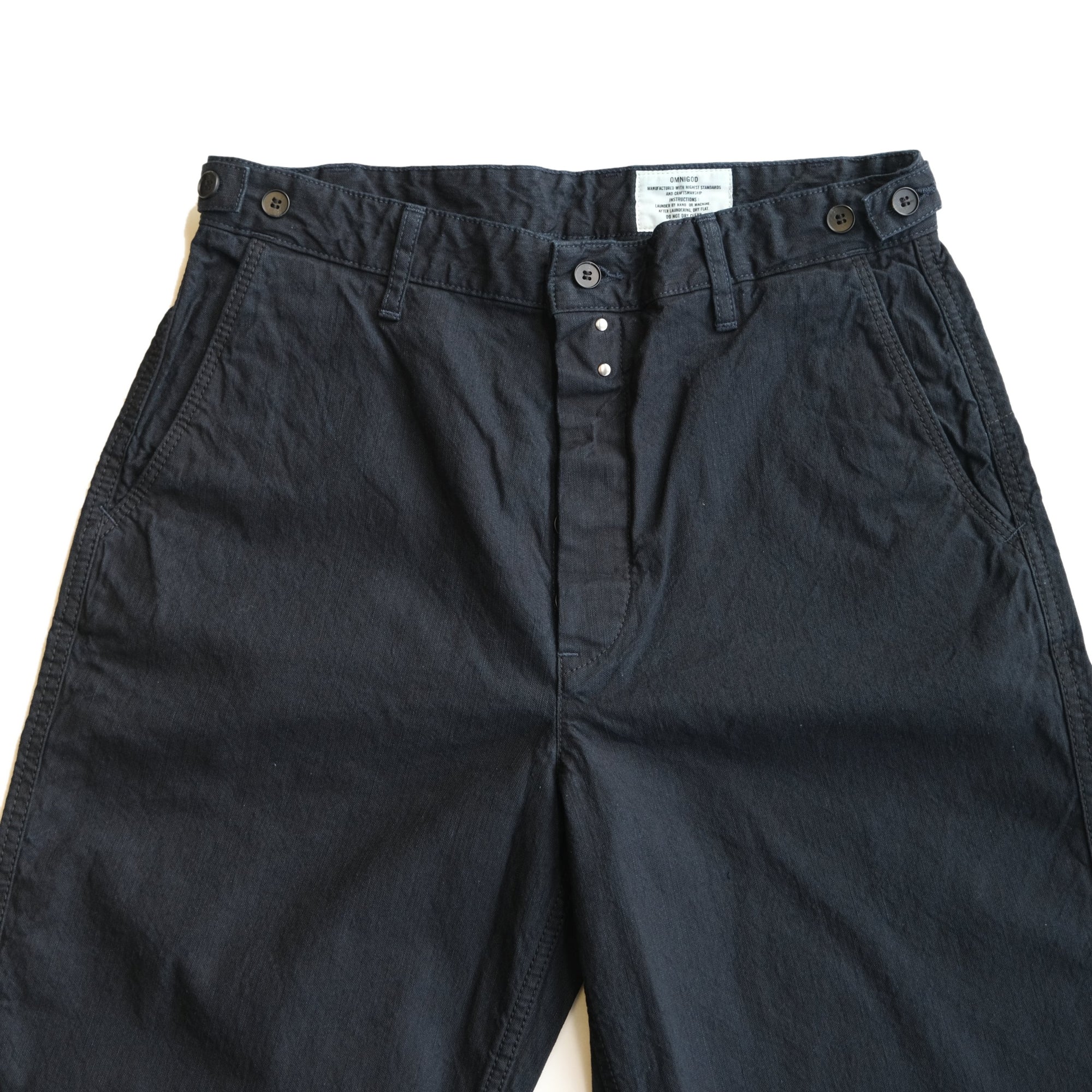 Omnigod Indigo Duck French Work Pants