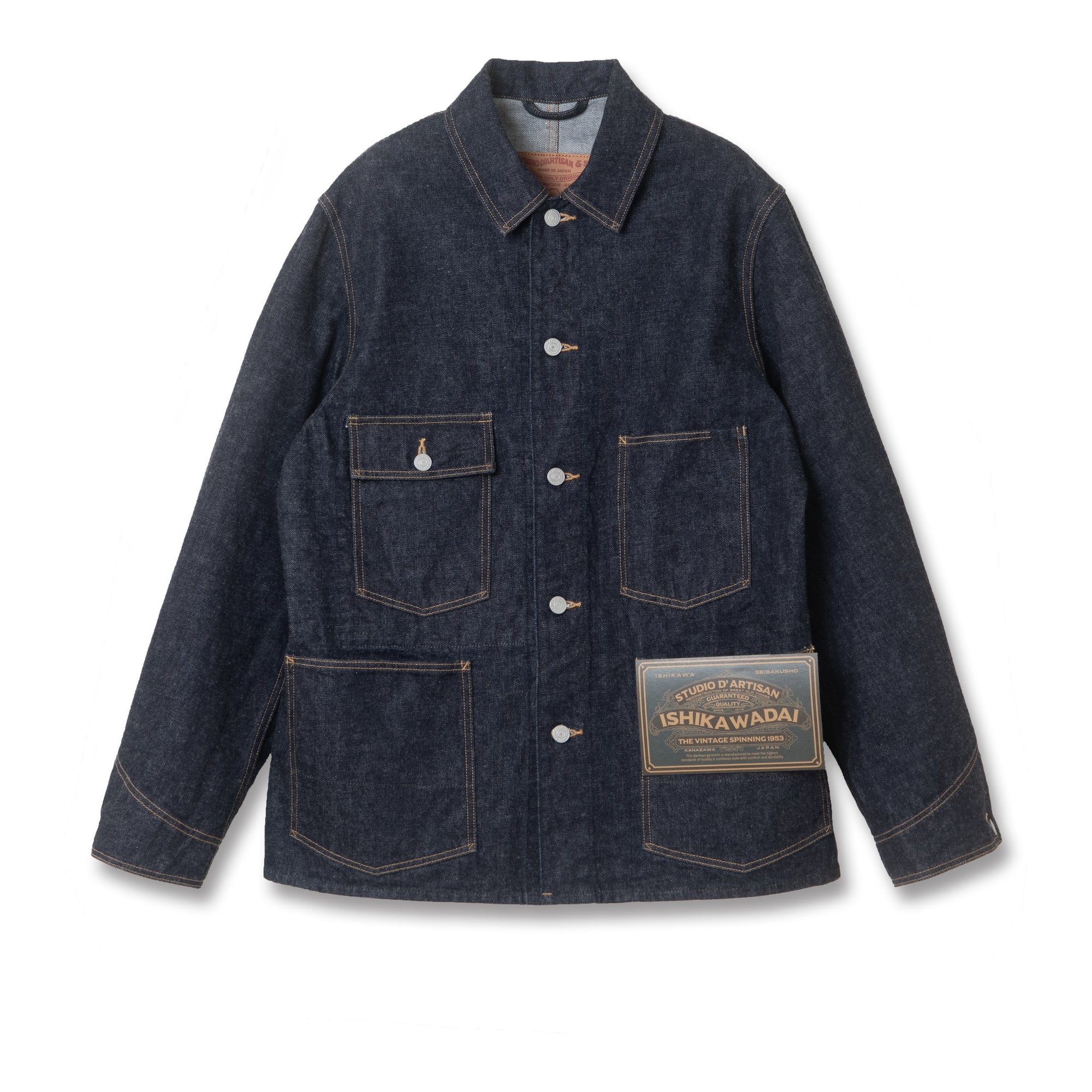 [Pre-Order] Studio D'Artisan "Ishikawadai" Denim Coverall