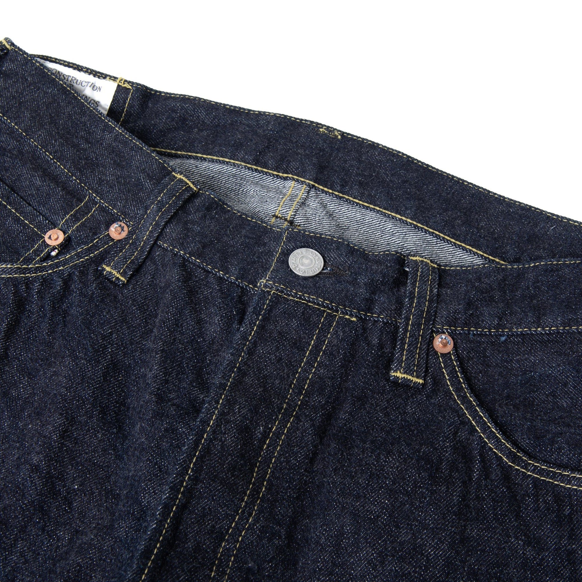 [Pre-Order] Studio D'Artisan "Hang Dry" Selvedge Jeans (Loose Straight)