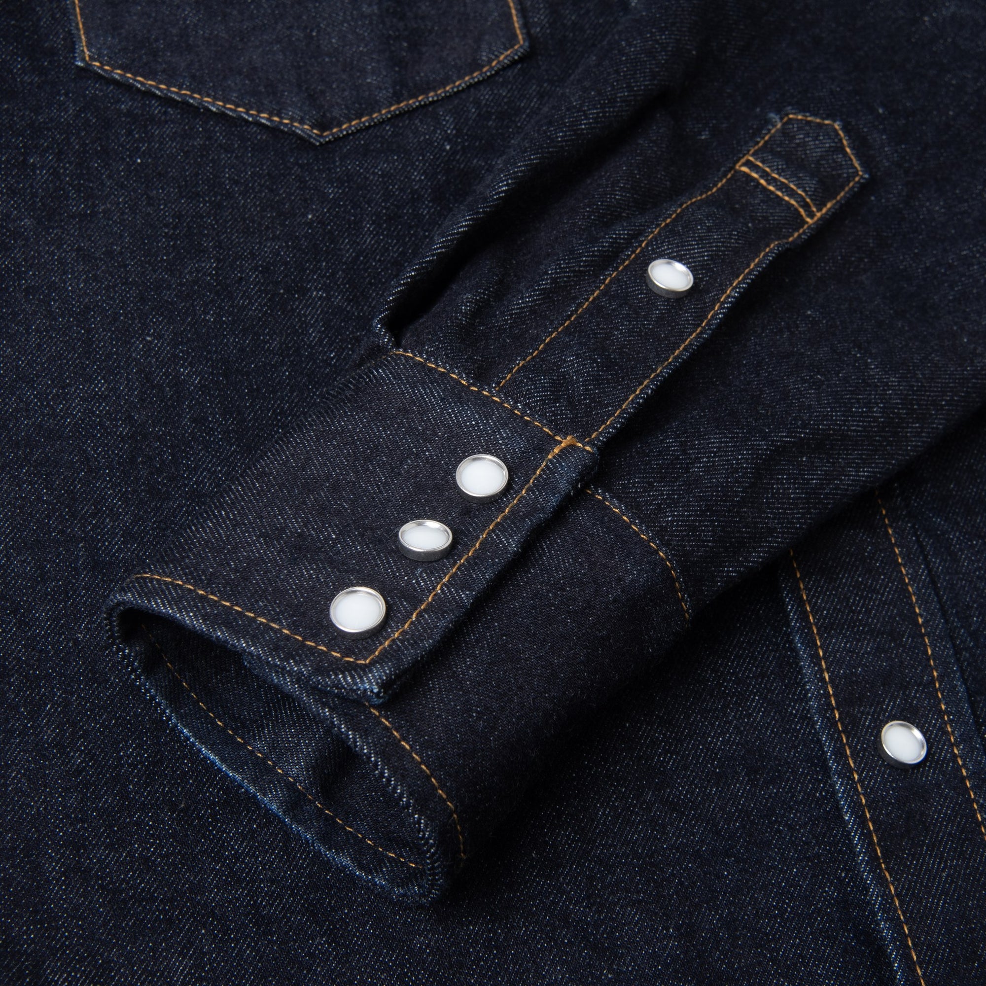 [Pre-Order] Studio D'Artisan 14oz. Selvedge Denim Western Shirt