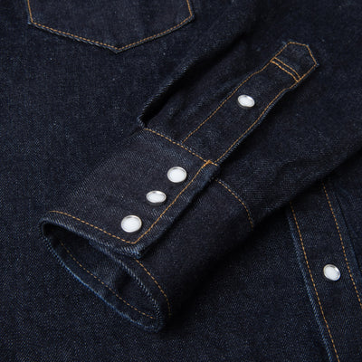 [Pre-Order] Studio D'Artisan 14oz. Selvedge Denim Western Shirt