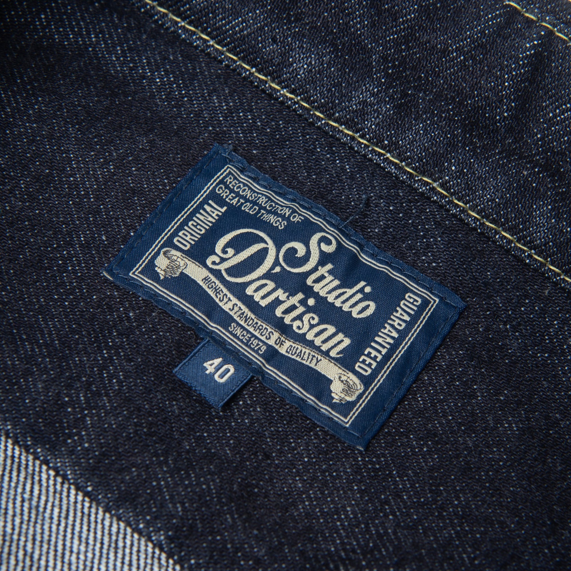[Pre-Order] Studio D'Artisan 15oz. Selvedge Denim Work Shirt