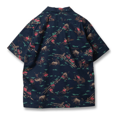 [Pre-Order] Studio D'Artisan "Western" Original Aloha Shirt (Navy)
