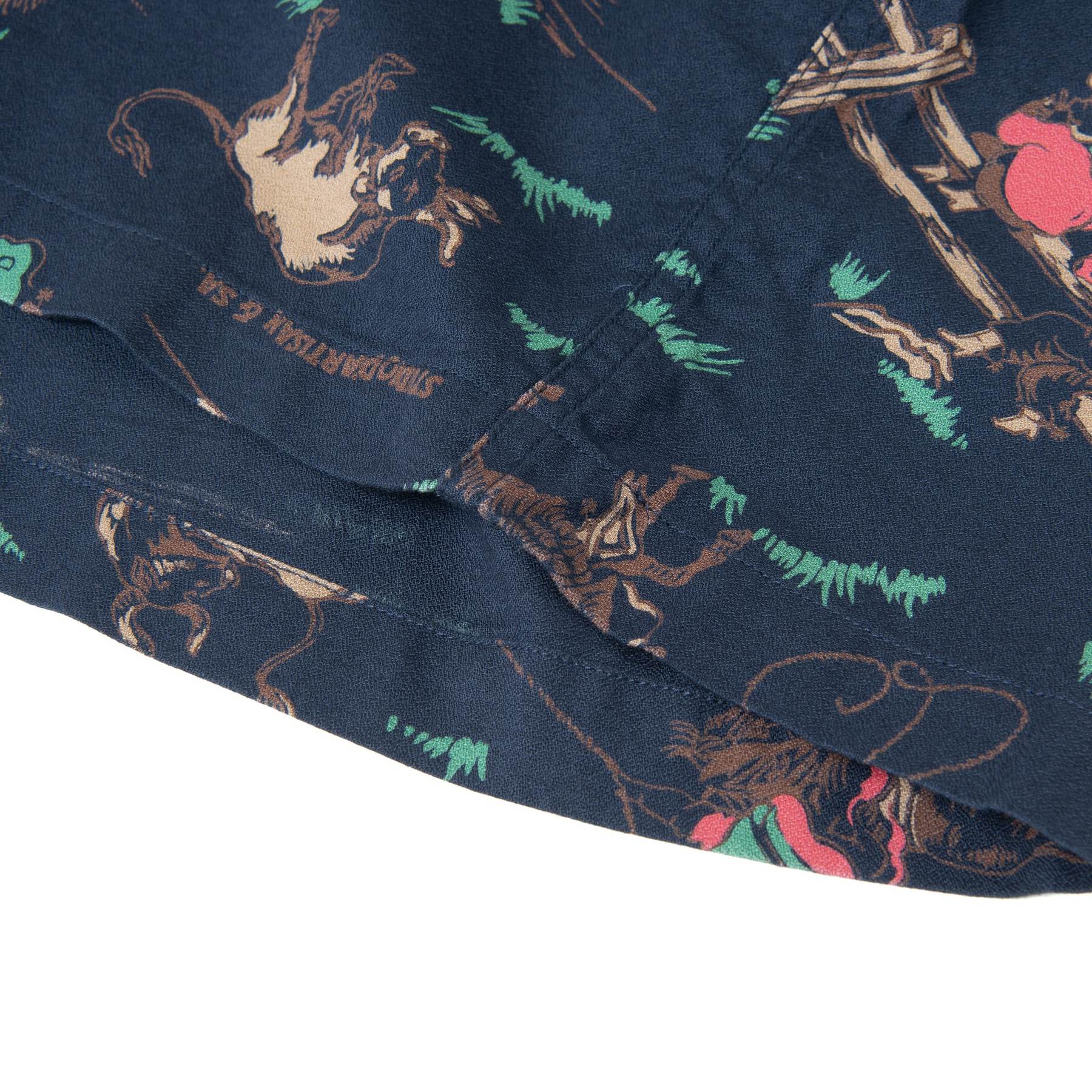 [Pre-Order] Studio D'Artisan "Western" Original Aloha Shirt (Navy)