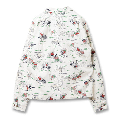 [Pre-Order] Studio D'Artisan "Western" Original L/S Aloha Shirt (Ivory)