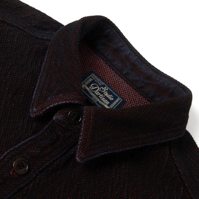 [Pre-Order] Studio D'Artisan "Bengara" Sashiko Work Shirt