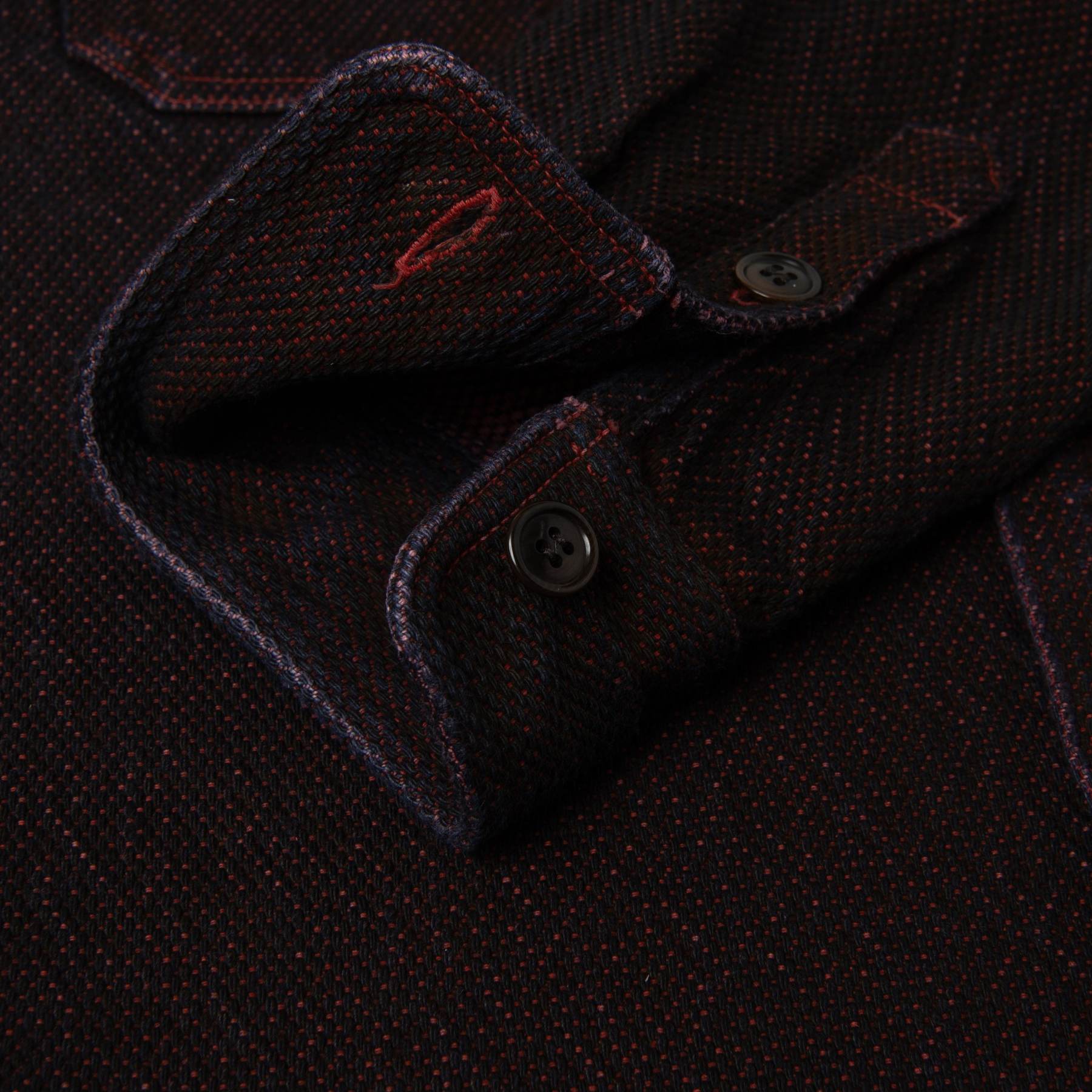 [Pre-Order] Studio D'Artisan "Bengara" Sashiko Work Shirt