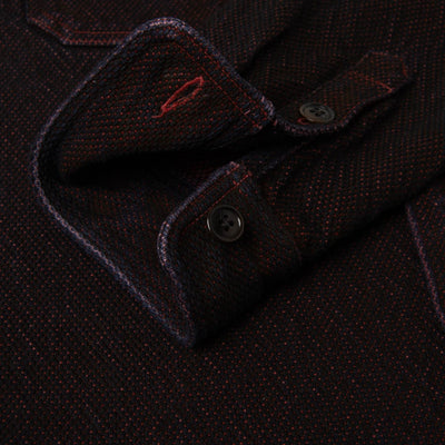 [Pre-Order] Studio D'Artisan "Bengara" Sashiko Work Shirt