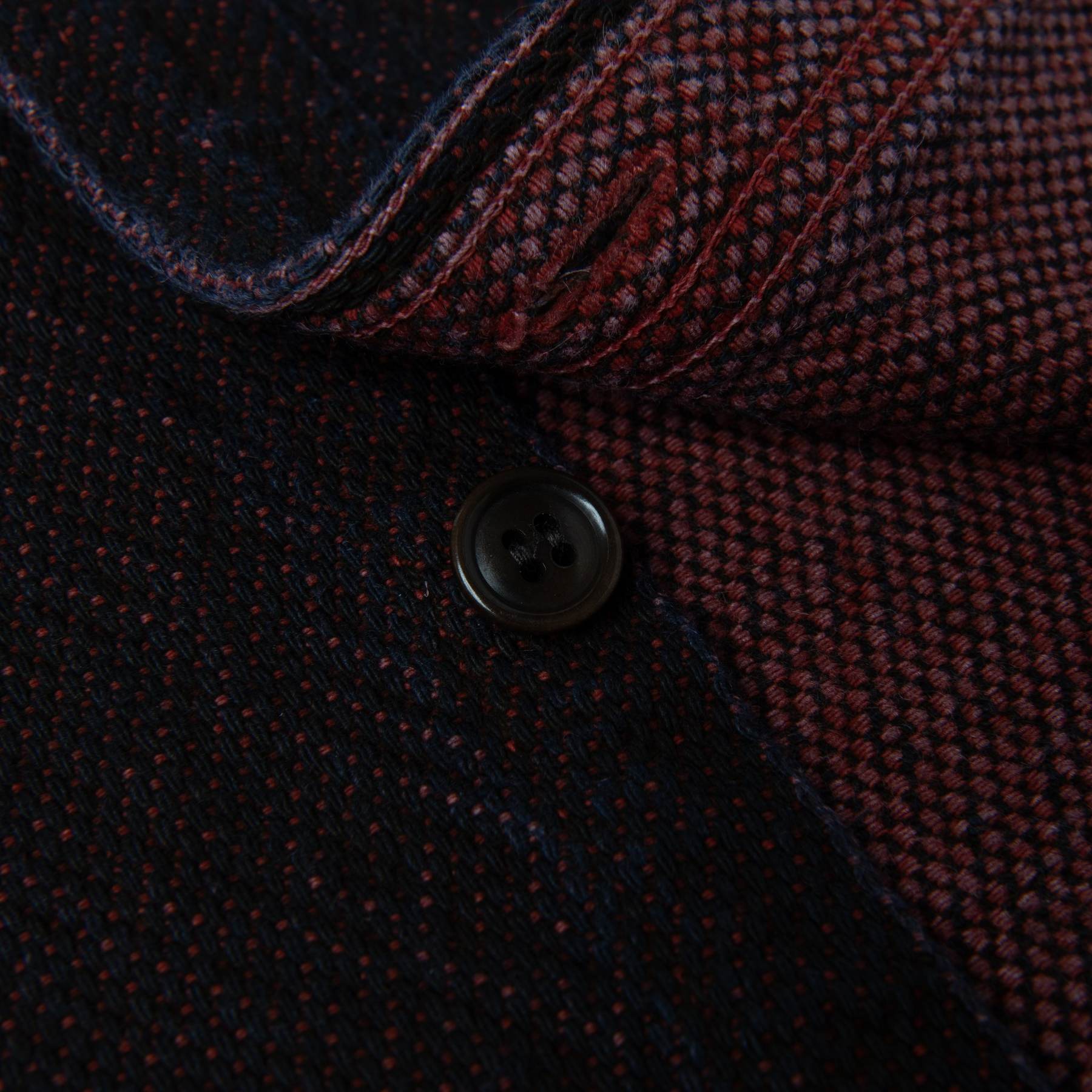 [Pre-Order] Studio D'Artisan "Bengara" Sashiko Work Shirt