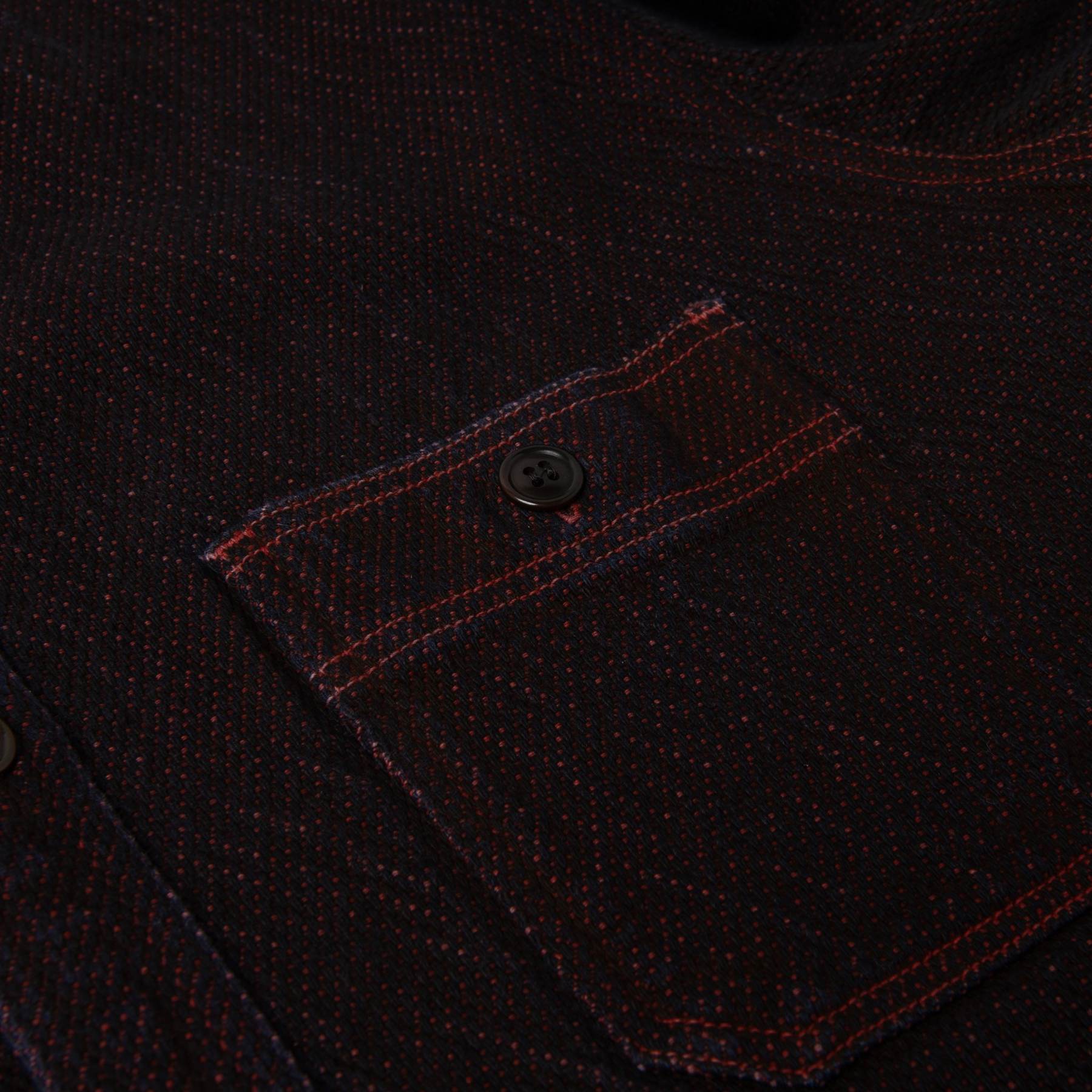 [Pre-Order] Studio D'Artisan "Bengara" Sashiko Work Shirt
