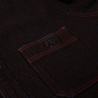 [Pre-Order] Studio D'Artisan "Bengara" Sashiko Work Shirt