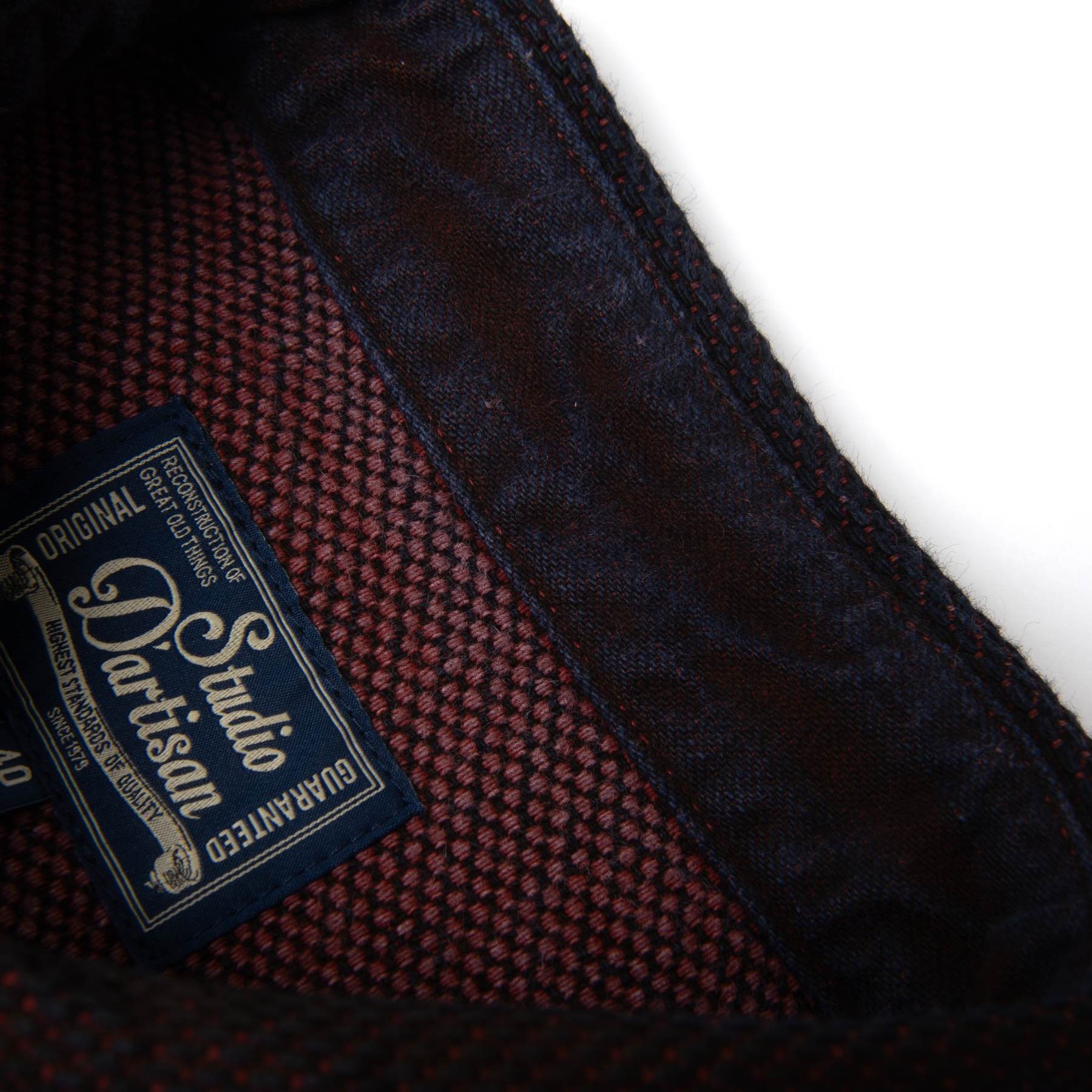 [Pre-Order] Studio D'Artisan "Bengara" Sashiko Work Shirt