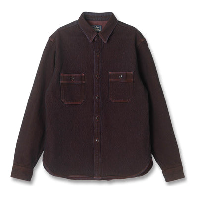 [Pre-Order] Studio D'Artisan "Bengara" Sashiko Work Shirt