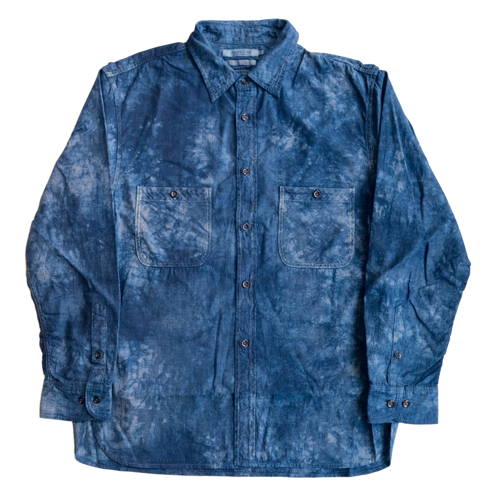 Omnigod Indigo "Murazome" Selvedge Chambray Work Shirt