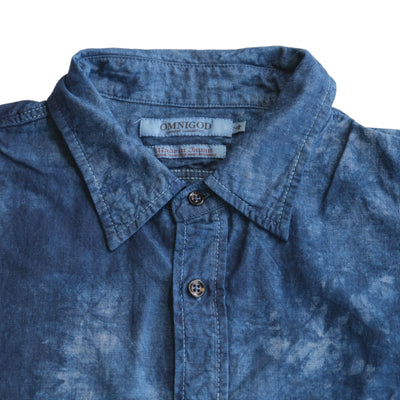 Omnigod Indigo "Murazome" Selvedge Chambray Work Shirt