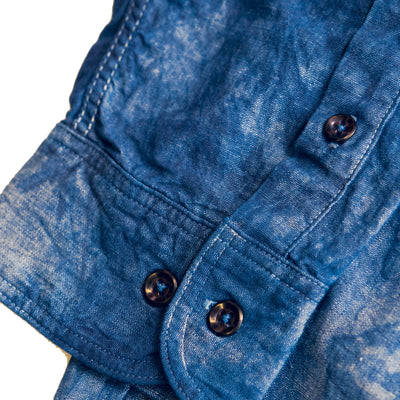 Omnigod Indigo "Murazome" Selvedge Chambray Work Shirt
