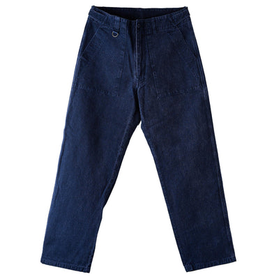 Soundman "Old Baker" Indigo Sashiko Baker Pants - Okayama Denim