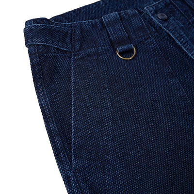 Soundman "Old Baker" Indigo Sashiko Baker Pants - Okayama Denim