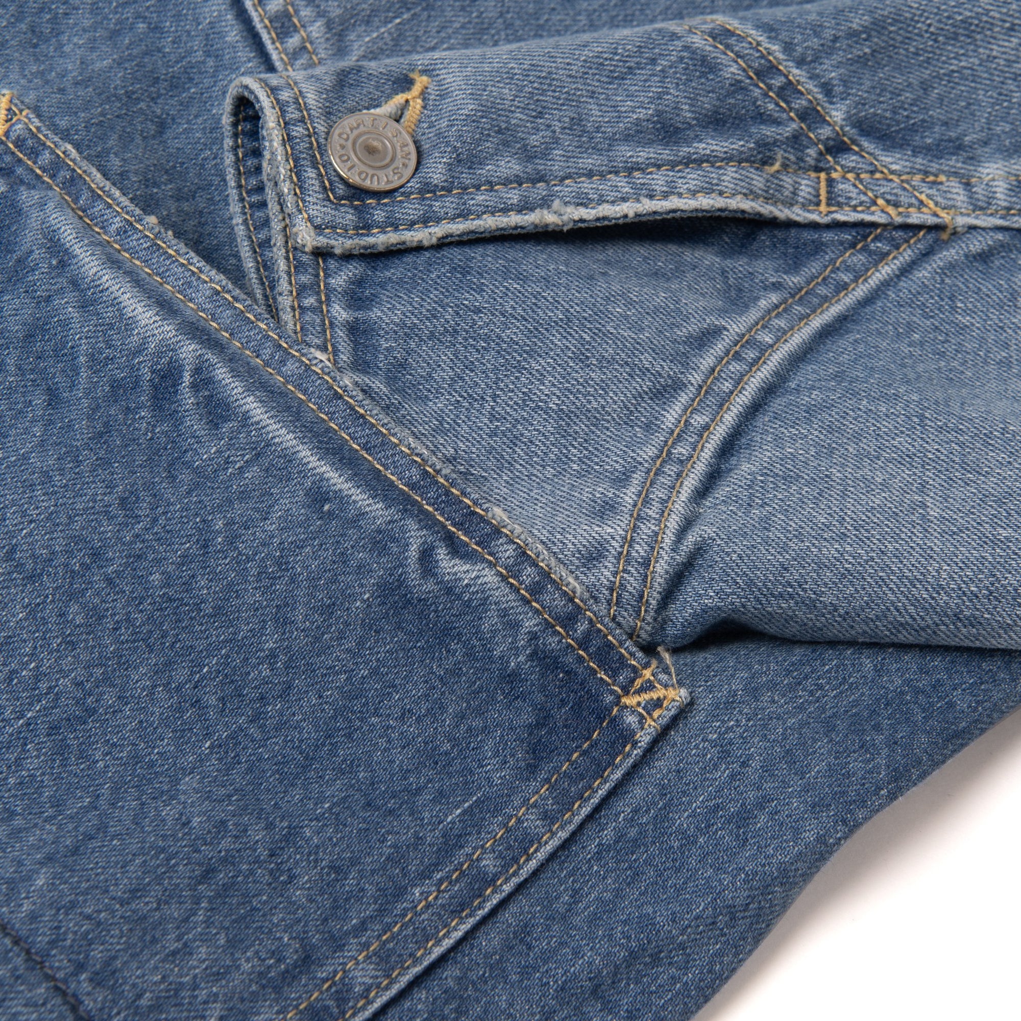 [Pre-Order] Studio D'Artisan Distressed "Ishikawadai" Denim Coverall