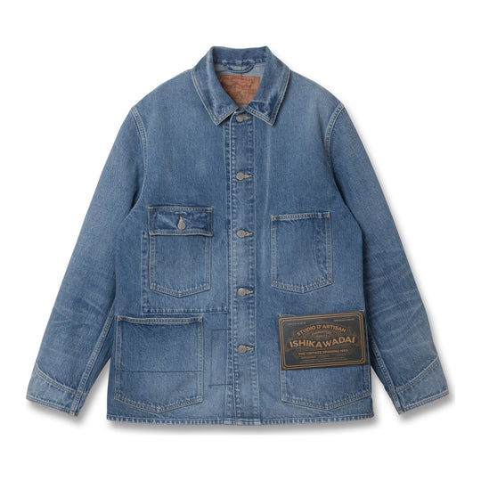 [Pre-Order] Studio D'Artisan Distressed "Ishikawadai" Denim Coverall