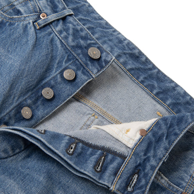 [Pre-Order] Studio D'Artisan Distressed "Ishikawadai" Denim Painter Pants
