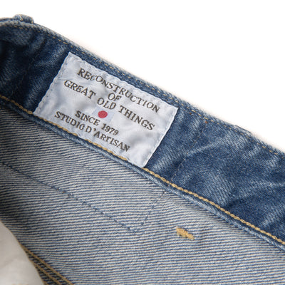 [Pre-Order] Studio D'Artisan Distressed "Ishikawadai" Denim Painter Pants