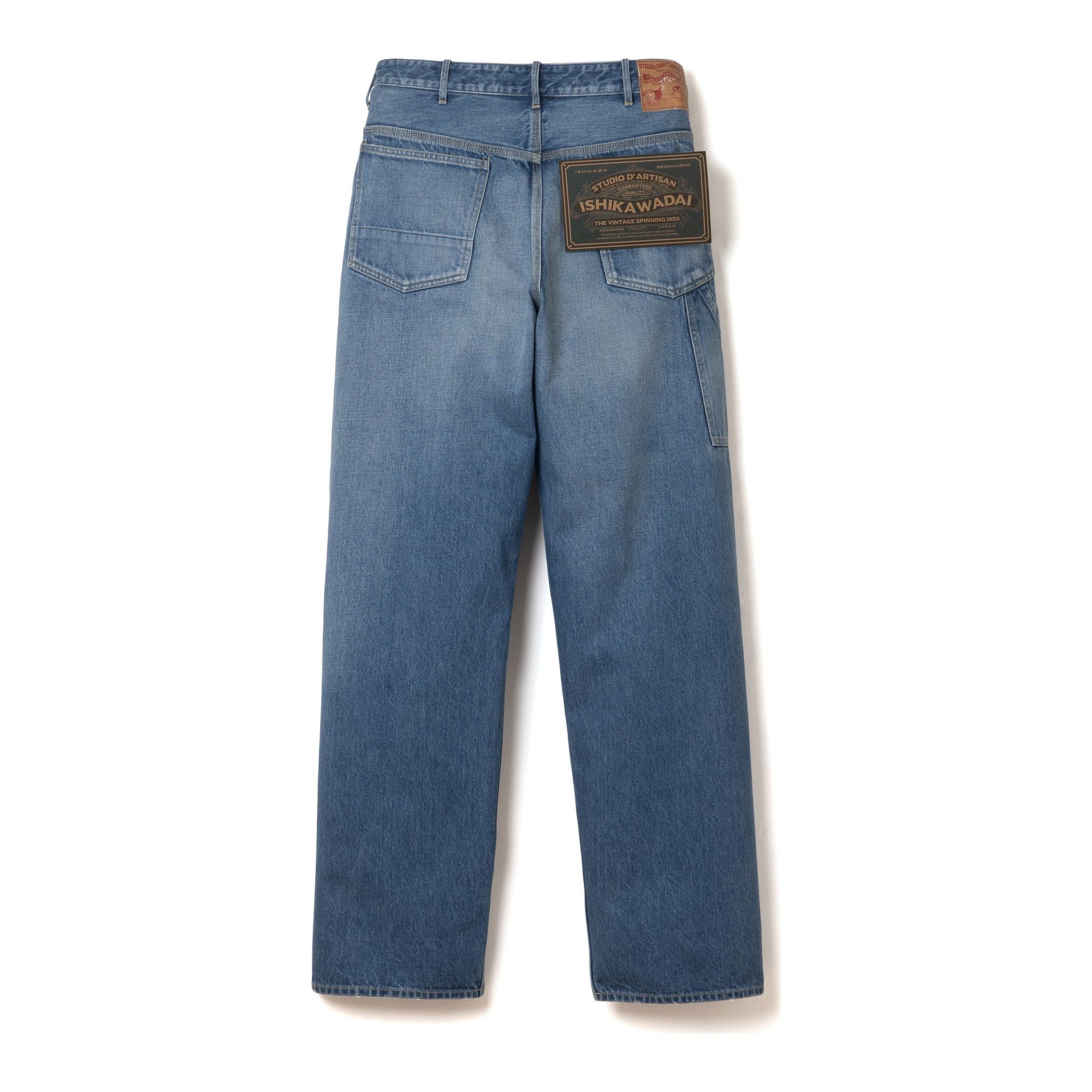 [Pre-Order] Studio D'Artisan Distressed "Ishikawadai" Denim Painter Pants