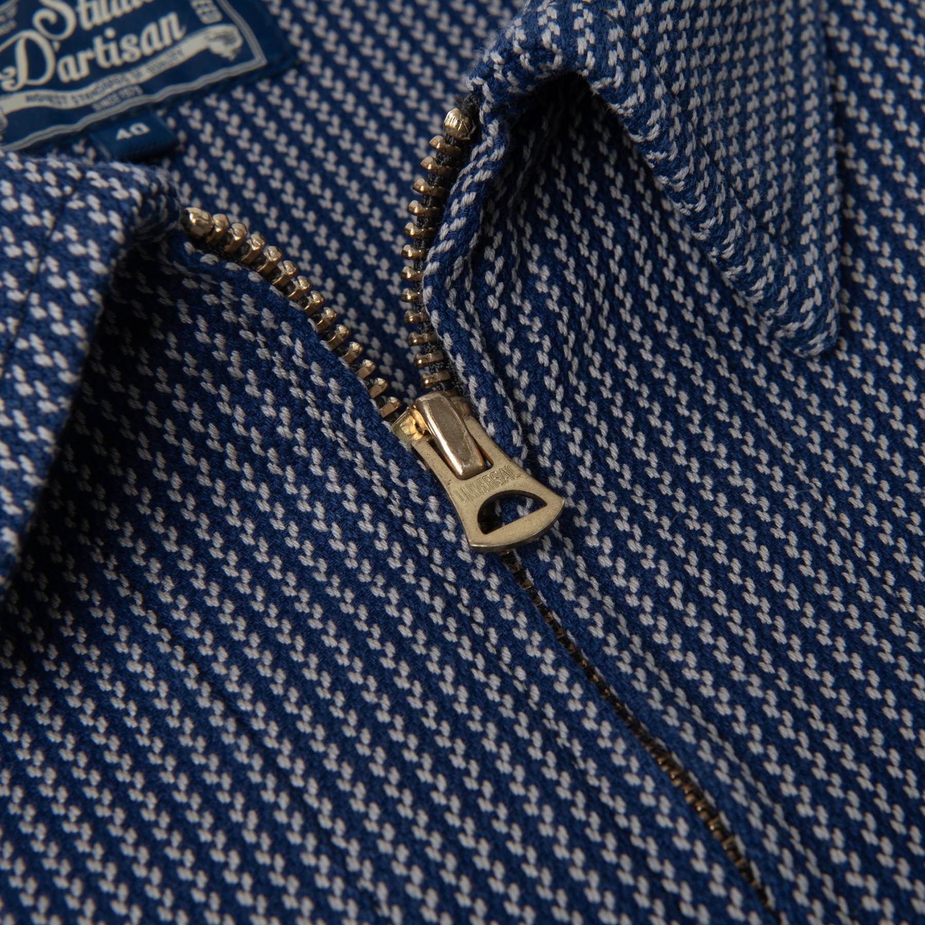 [Pre-Order] Studio D'Artisan "Noragi" Indigo Stripe Work Jacket