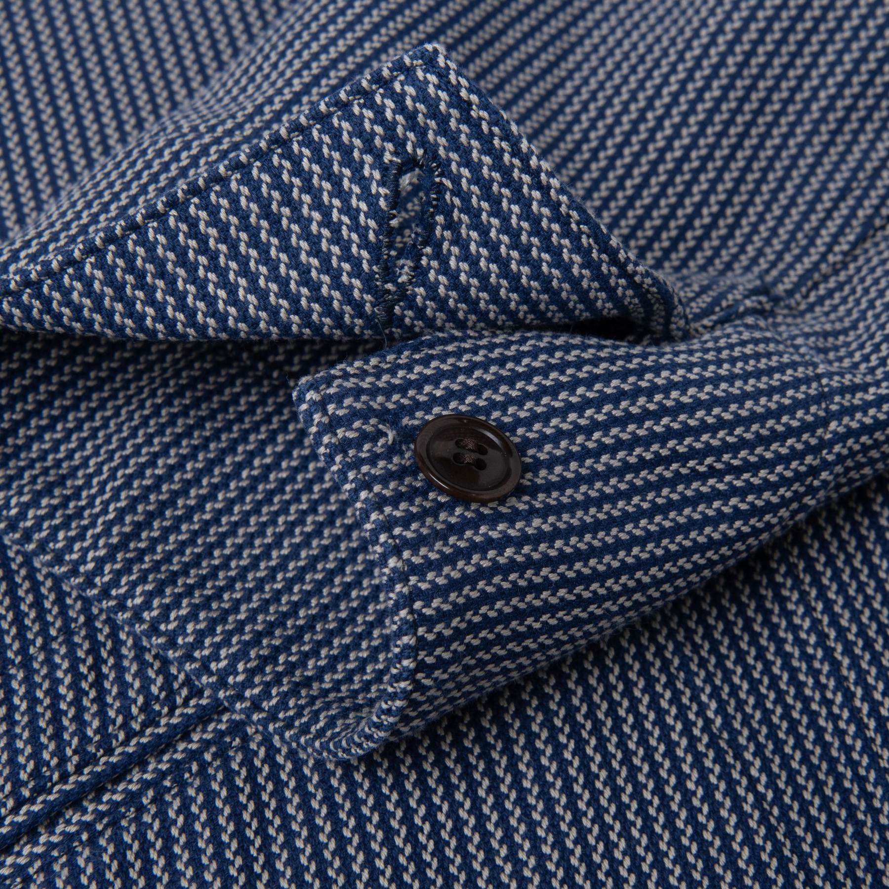 [Pre-Order] Studio D'Artisan "Noragi" Indigo Stripe Work Jacket