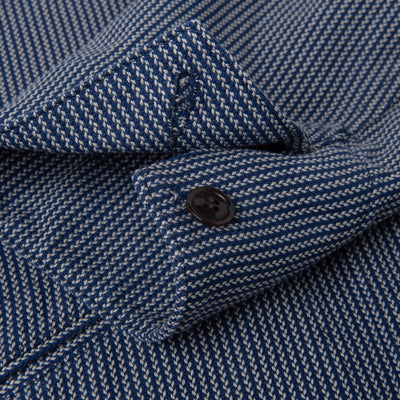 [Pre-Order] Studio D'Artisan "Noragi" Indigo Stripe Work Jacket