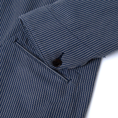 [Pre-Order] Studio D'Artisan "Noragi" Indigo Stripe Work Jacket