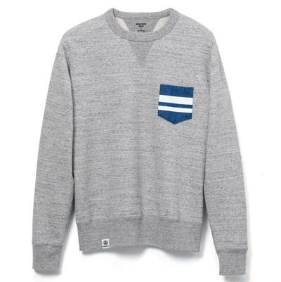 Momotaro GTB Denim Pocket Sweatshirt