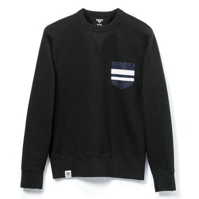 Momotaro GTB Denim Pocket Sweatshirt